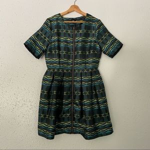 NWT ASOS Dress | Women’s Formal | Print | Design | SIZE 10 | Blue | Green | Fit